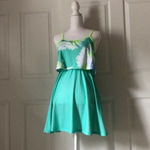 4/$20 Teal and green dress
